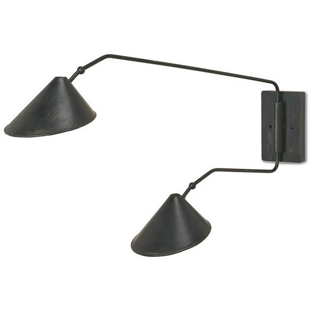 Currey and Company Serpa Wall Sconce Two Light 5172 - LOVECUP