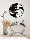 Yin Yang Cats High Gloss Acrylic Art Printed