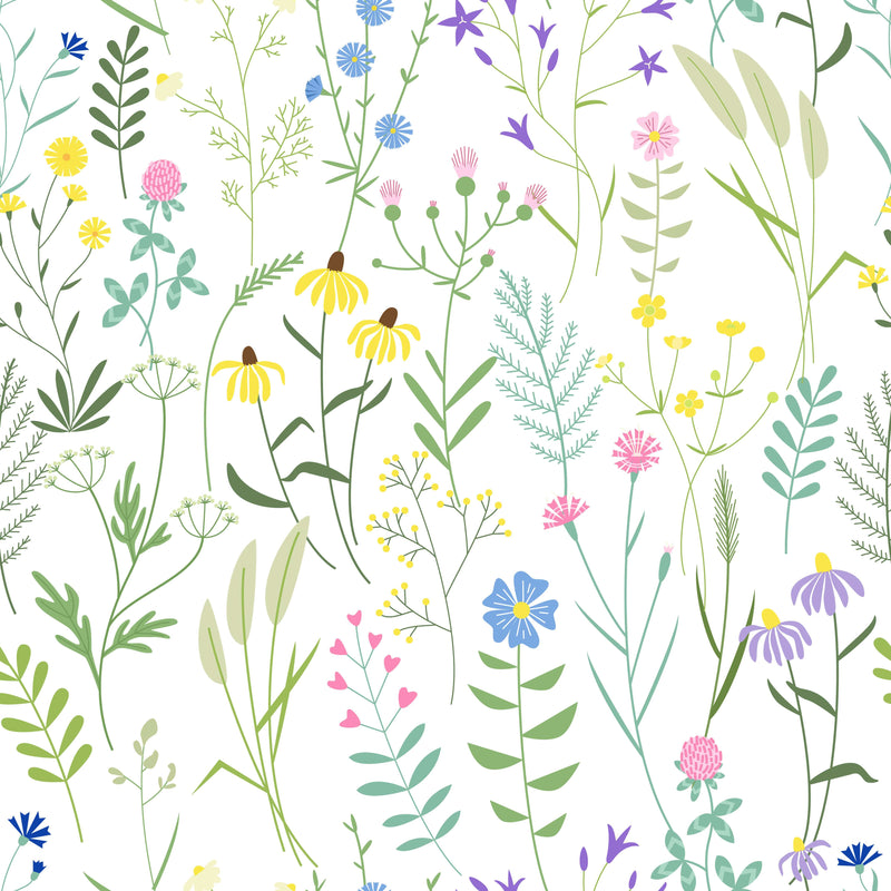 Simple Wild Flowers Wallpaper