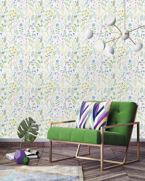 Simple Wild Flowers Wallpaper