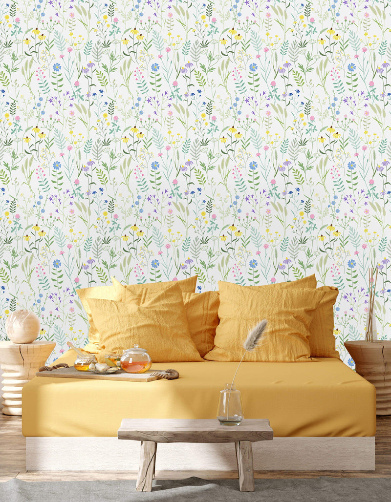 Simple Wild Flowers Wallpaper