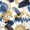 Blue and Gold Color Wallpaper