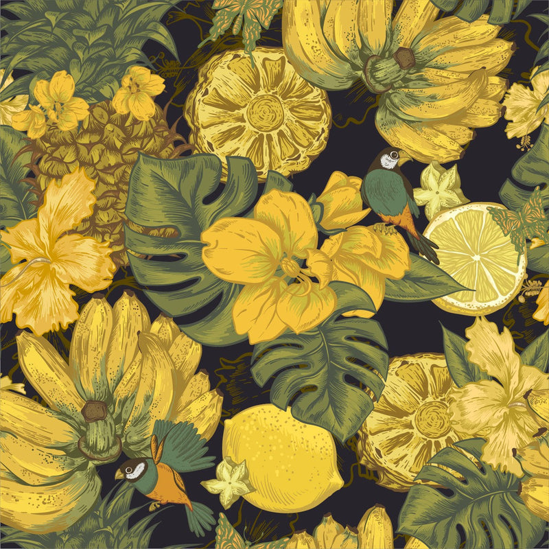Bananas and Lemons Wallpaper