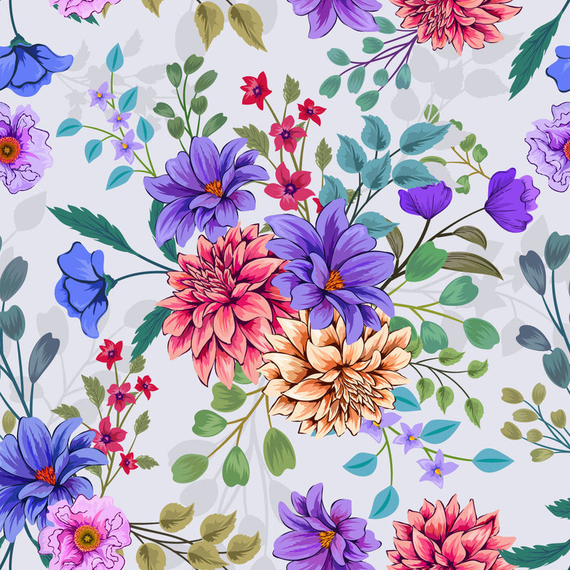 Purple Flowers Wallpaper