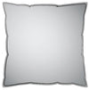 Decorative Pillows in Farmhouse Turquoise Blue Gingham Check on Cream
