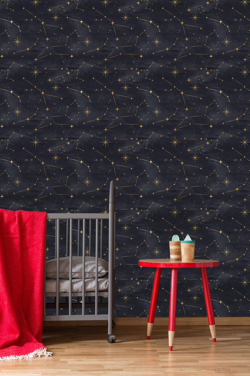 Stars on Black Wallpaper