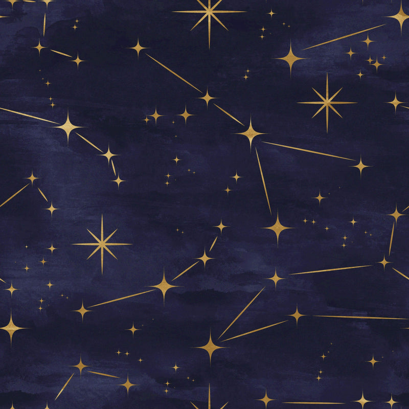 Stars on Navy Wallpaper