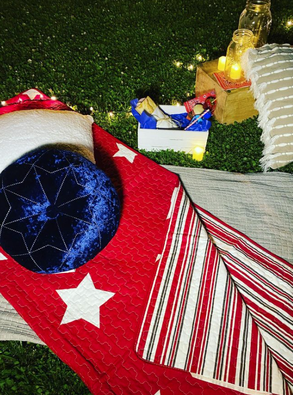 Star Reversible Cotton Throw