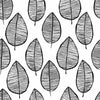 Striped Leaves Wallpaper