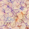 Orange and Blue Pattern Wallpaper