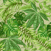 Green Exotic Leaves Wallpaper