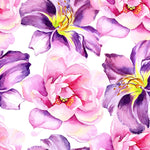 Pink and Purple Flowers Wallpaper