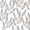Leaves Contour Wallpaper