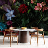 Stylish Dark Floral Contemporary Wallpaper