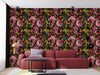 Yellow Flowers and Pink Peonies Wallpaper