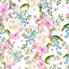 Fashionable Hares between Flowers Wallpaper High-Quality
