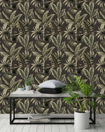 Tropical Vintage Palm Trees Wallpaper