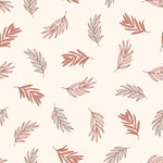 Elegant Beige Leaves Wallpaper Smart Select