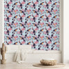 Blue Wallpaper with Toucans