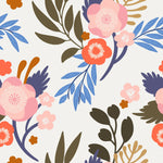 Attractive Light Floral Wallpaper Sophisticated