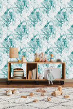 Voguish Palms and Tigers Wallpaper Tasteful