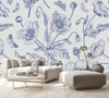 Blue Poppies Wallpaper