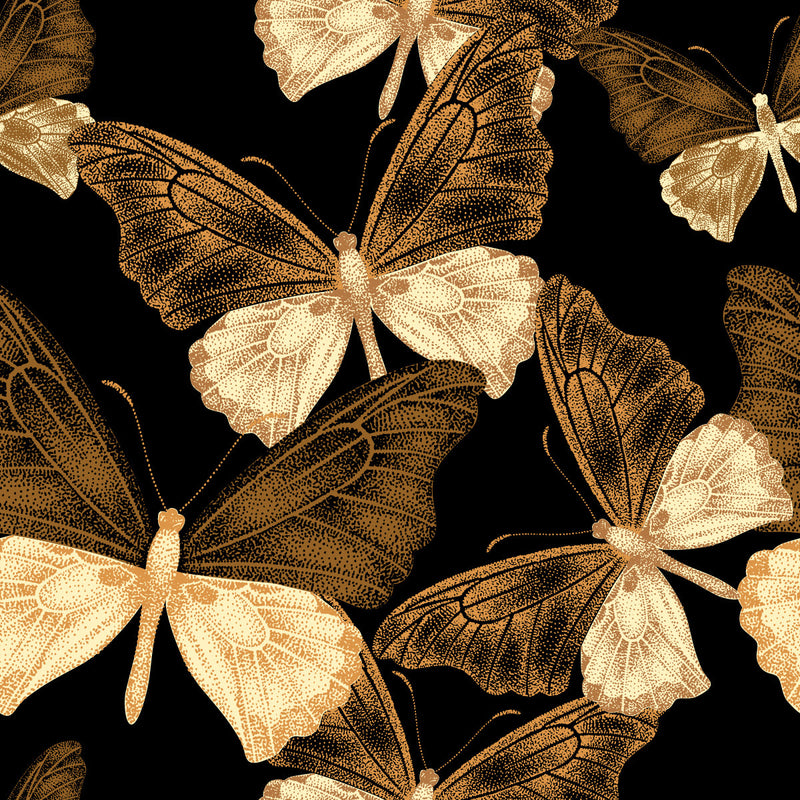 Vintage Butterflies Wallpaper