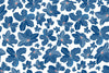 Modish Blue Flowers Wallpaper