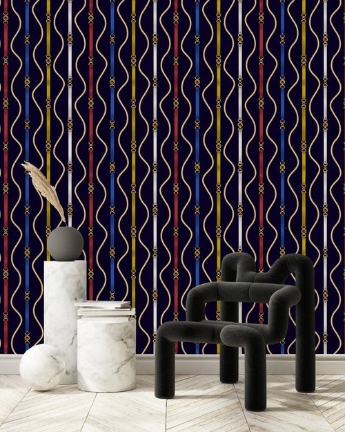 Multicolored Lines Wallpaper