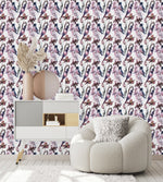 Elegant Pink Flowers and Birds Wallpaper Smart