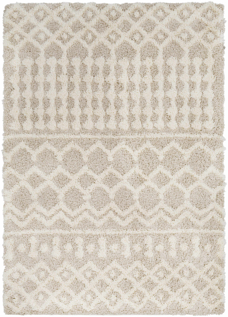 Prompton Cream Plush Area Rug