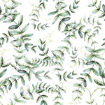 Modish Green Plants Wallpaper Vogue High-Quality