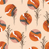 Herbs with Circles Wallpaper