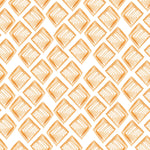 Orange Water Colored Pattern Wallpaper