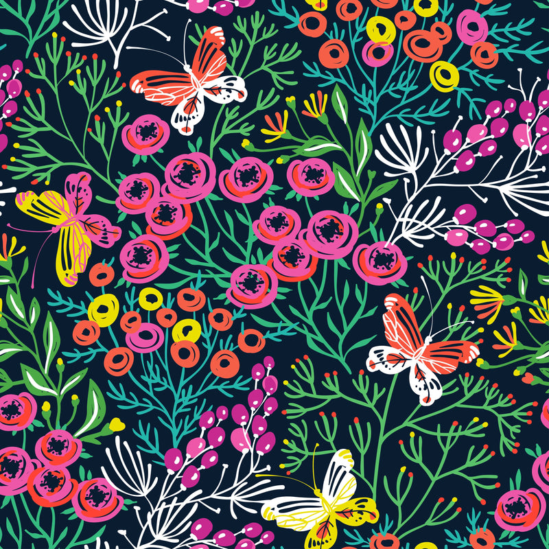 Vibrant Poppy Flowers Wallpaper