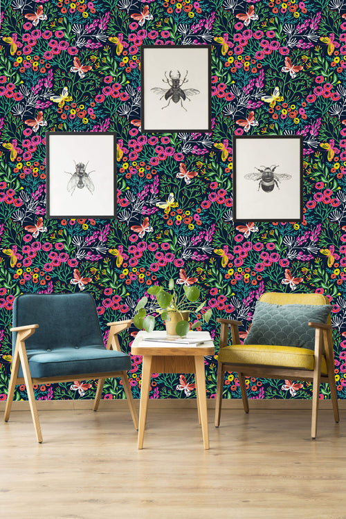 Vibrant Poppy Flowers Wallpaper