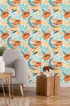 Stylish Vintage Poppy Flowers Wallpaper Vogue