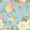 Blue Floral Wallpaper