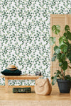 Contemporary Poplar Leaves Wallpaper Vogue