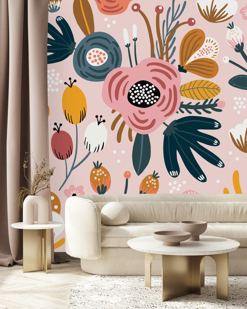Minimalist Floral Wallpaper For A Chic Fashionable Look Page Border  Background Word Template And Google Docs For Free Download