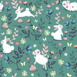 Hares and Sheep Wallpaper