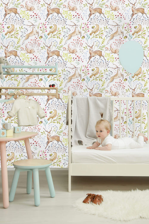 Watercolor Animals Wallpaper