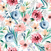 Watercolor Cute Flowers Wallpaper