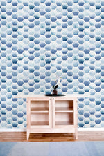 Watercolor Hexagonal Wallpaper