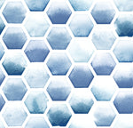 Watercolor Hexagonal Wallpaper