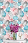 Watercolor Jellyfish Bubbles Wallpaper