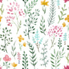 Watercolor Lovely Flowers Wallpaper