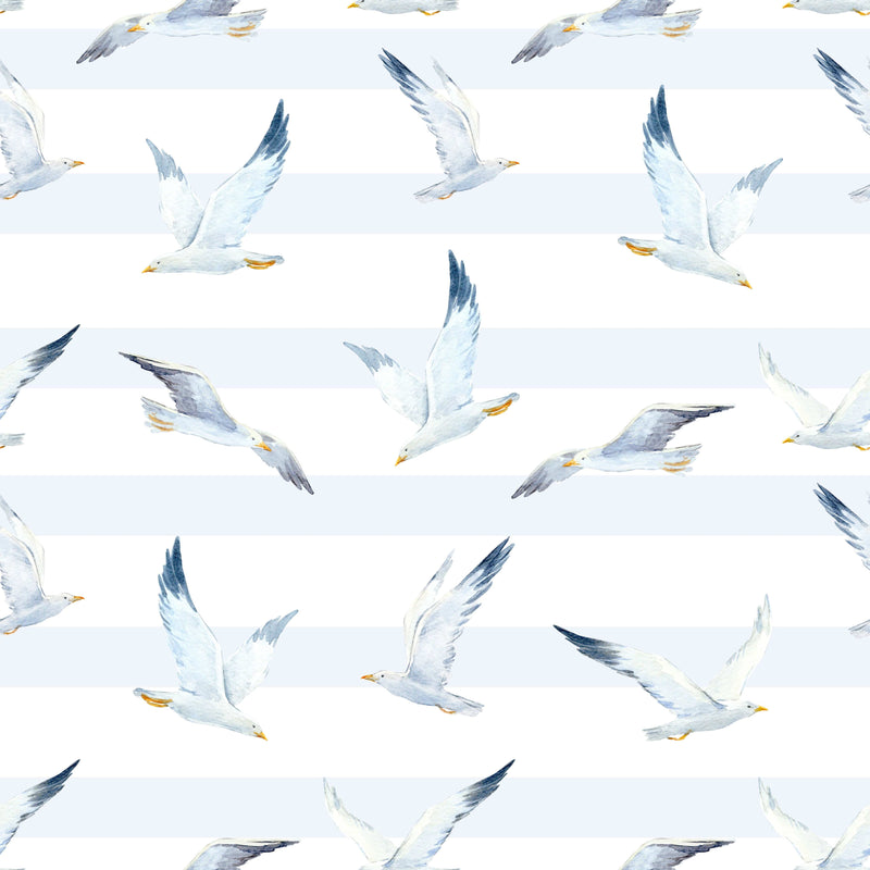 Watercolor Seagull Wallpaper