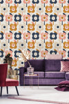 Watercolor Style Flowers Wallpaper