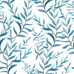 Watercolor Style Leaves Wallpaper